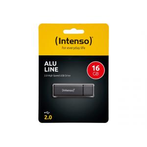 Intenso Usb-stick Alu Line Anthrazit 16 Gb 3521471 (4034303016334)