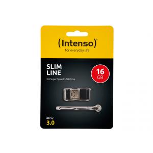 Intenso Usb-stick Slim Line Schwarz 16 Gb 3532470 (4034303019953)