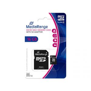 Mediarange Speicherkarte Micro Sdhc 16 Gb MR958 (4260283113538)