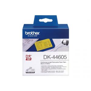 1 Brother Endlospapierrolle Für Etikettendrucker Dk-44605 Gelb 62,0 Mm X 30,48 M DK44605 (4977766635158)