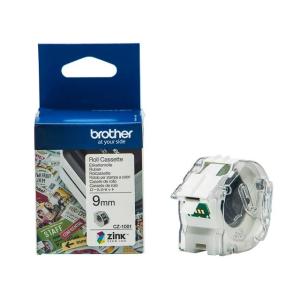 1 Brother Endlospapierrolle Für Etikettendrucker Cz-1001 Weiß 9,0 Mm X 5,0 M CZ1001 (4977766779272)