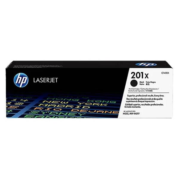 Toner 201X für Color LaserJet Pro M252, schwarz hp CF400X (0888793237984)