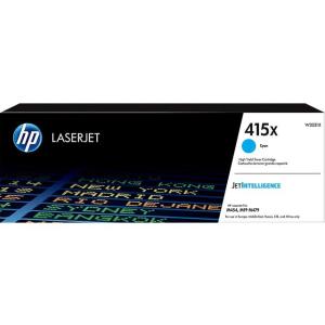 Toner  415X für  Color LaserJet Pro M454dn, cyan hp W2031X (0192018046399)