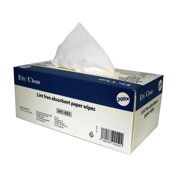 455200 ELIX CLEAN Reinigungstuch 200 Stück Papier fusselfrei