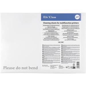 345025 ELIX CLEAN Reinigungsblatt 25 Blatt Kopierer Laser