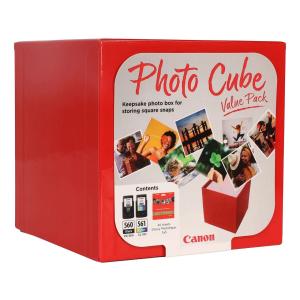 3713C007 CANON PG560/CL561+PP201 Photo Cube Tinte+Fotopapier (2) blk-col