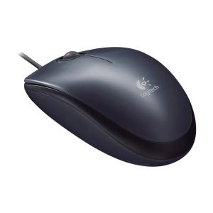 Optische Maus M90, kabelgebunden, schwarz / grau Logitech 910-001793 (5099206021860)