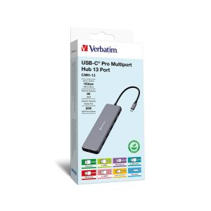 VERBATIM USB-C MULTIPORT HUB 13 32153 CMH-13