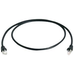 Telegärtner Patchkabel, Kat.6A (tief), S/ FTP, 0, 25 m, schwar 100008033 (4018359378882)