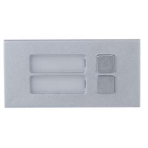 DAHUA - Zwei-Tasten-Modul - Silber DHI-VTO4202F-P-S2 vorausgesetzt Halbe Höhe DHI-VTO4202F-MB2 (6939554918414)