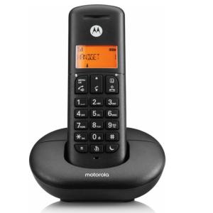 Motorola E201 DECT, Schnurlostelefon, schwarz 107E201 (5055374703212)