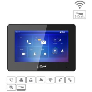 DAHUA - Monitor - Hybrid - 2-Draht - Wi-Fi - Schwarz DHI-VTH5422HB-W (6923172536044)