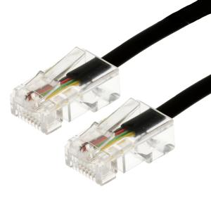 helos Anschlusskabel RJ45, 8P4C/8P4C, 4-adrig, 3 m, schwarz, lose 70083-8/4 (4005938140961)