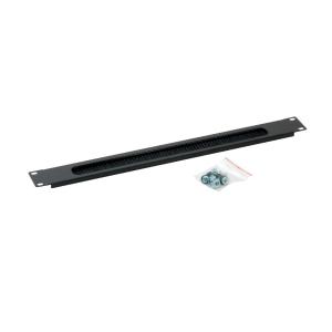 Triton 19" 1HE Durchführungsplatte 1HE mit Bürste, schwarz RAB-ZP-X03-A2 (8595105067956)