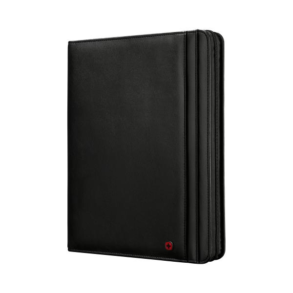 Wenger Venture Schreibmappe mit Reissverschluss und Tragegriffen - schwarz 611710 (7611160179838)