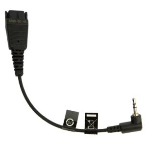 Jabra Kabel QD auf 2,5mm Klinke, gewinkelter Stecker 8800-00-46 (5706991001792)