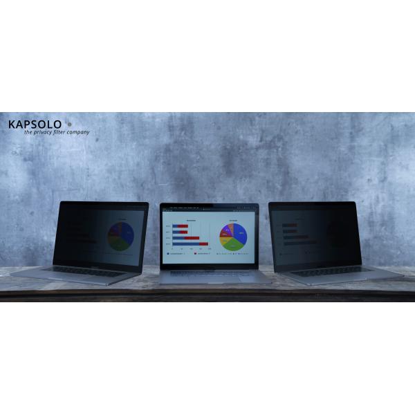 KAPSOLO 2-wege Blickschutzfolie abnehmbar für HP Elitebook X360 1040 G7 G8 KAP12424 (5714681061568)