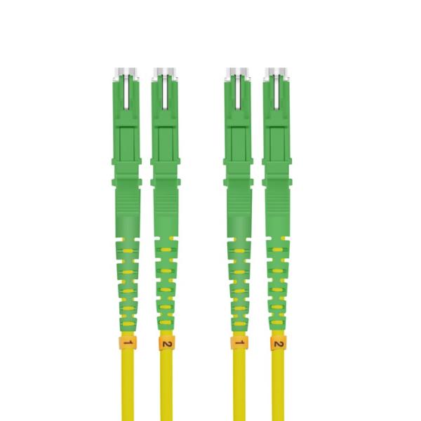 LWL Patchkabel E2000 APC/E2000 APC (LSH) Duplex 9/125µm OS2 gelb 1,0m 59573.1 / HW 254651 (4005938546510)
