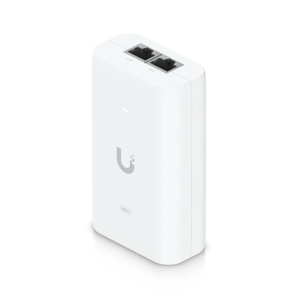 Ubiquiti UniFi U-PoE++, Gigabit Ethernet PoE++ Injektor - 48V / 1,25A (60W) Gigabit 802.3bt (0810084691762)