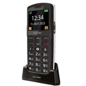 Beafon SL260 LTE, Silver Line, Großtastenhandy, schwarz-silber 4G/LTE SL260LTE_EU001BS (9120124820078)