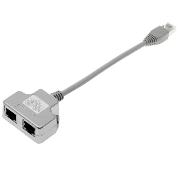 Ecolan T-Adapter 2 x 1:1, parallel, Cable-Sharing K5125.015 (4049759022303)