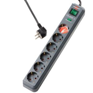 Brennenstuhl Eco-Line 13.500A ÜSS 6-fach anthrazit, 5 m 1159710515 (4007123615872)
