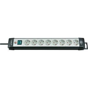 Brennenstuhl Premium-Line 8-fach mit Schalter schwarz/lichtgrau, 3 m 1951580100 (4007123624348)