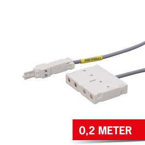 CobiNet LSA Prüfschnur 2/2, 4-polig, 0,2 m 117053 / 3020 070/0,2.1 (4057227170531)