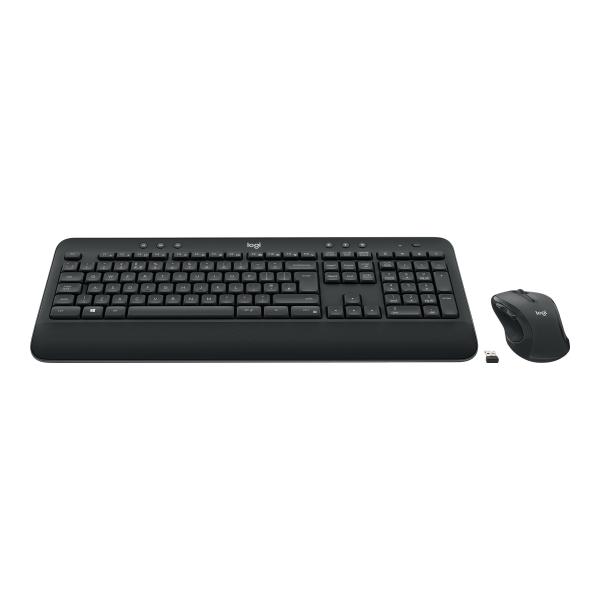 Logitech MK545 Advanced Set - Tastatur und Maus - kabellos DE - schwarz 920-008889 (5099206079359)