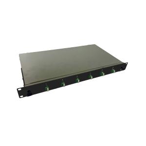 helos LWL 19" Spleissbox 6 x LC/APC Duplex OS2, spleißfertig, schwarz 375551 (4005938755516)