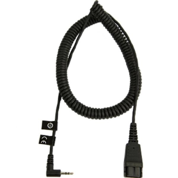 Jabra Anschlußkabel QD auf 2,5mm Klinke gewinkelte 8800-01-46 (5706991002225)