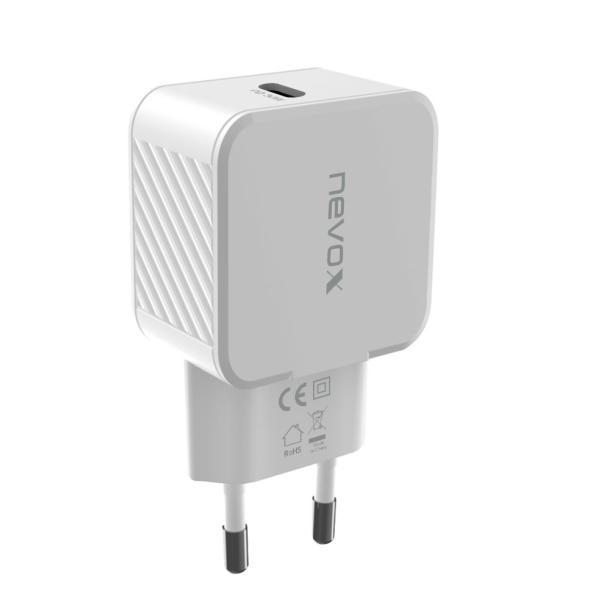 Nevox Usb Pd Type C / Pps Ladeadapter Weiß, 30 Watt 2008 (4250686410082)