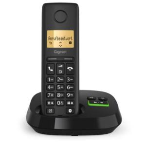 Gigaset PURE 100 AM schwarz Schnurlostelefon mit AB Int.Ware INTERNATIONALE WARE S30852-H3125-R101 (4250366871516)