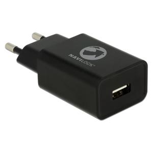 Navilock Netzteil extern USB A Buchse 1x 5 V 2,4 A 12 W schwarz 62847 (4043619628476)
