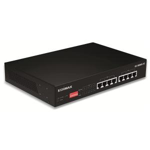 Edimax Langstrecken-8-Port Gigabit Ethernet PoE+ Switch mit DIP-Schalter GS-1008PL V2 (4717964703736)