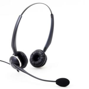 Jabra 2100 QD-Headset Duo Flex Boom mit flexiblem Mikrofonarm, Typ: 82 E-STD, NC 2129-82-04 (5706991000542)