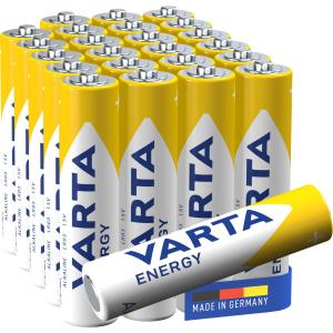 VARTA Batterie Micro AAA Energy Alkaline Value Pack (24er Pack) Konstante Leistung für mehr Möglichkeiten 04103229224 (4
