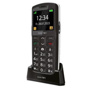 Beafon SL260, Silver Line, Großtastenhandy, schwarz-silber 2G SL260_EU001BS (9120124820054)