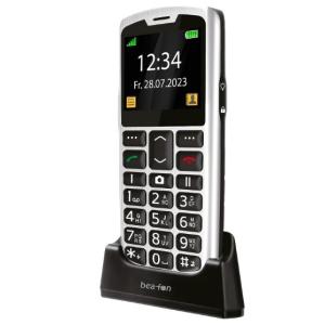 Beafon SL260, Silver Line, Großtastenhandy, silber-schwarz 2G SL260_EU001SB (9120124820061)