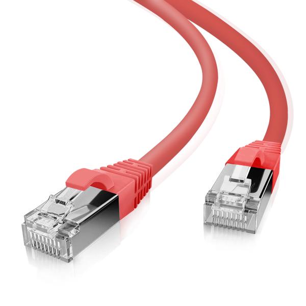helos Cat.5e Patchkabel SF/UTP AWG 26 rot 5,0 m 117832 (4005938178322)