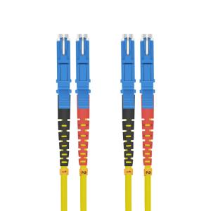 LWL Patchkabel E2000/E2000 (LSH) Duplex 9/125µm OS2 gelb 0,5m 59571.0 / HW 254570 (4005938545704)