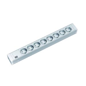 Bachmann Steckdosenleiste 19 1,5HE 8xSteckdosen weiss 333.001 (4016514010998)