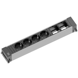 Bachmann Steckdoseneinheit Power Frame ALU 916.030 (4016514027002)