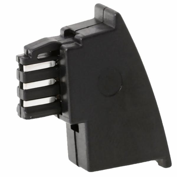 helos Adapter TAE F Stecker/6P4C Buchse, Bel. A, lose Belegung Kontakte TAE-RJ12 (RJ11): 1-5, 2-2, 3-4, 4-3 71205 (40175