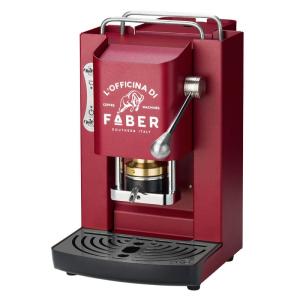 Faber Pro Deluxe ESE Pad Espressomaschine Cherry Red & Chrom PROCHERRYBASCRO (8059513691436)