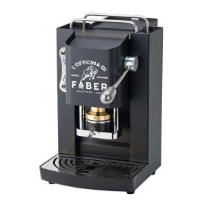 Faber Pro Deluxe ESE Pad Espressomaschine Matt Black & Chrom PROBLACKBASCRO (8059513690972)