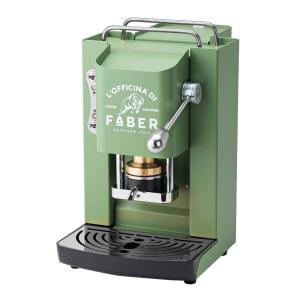 Faber Pro Deluxe ESE Pad Espressomaschine Acid Green & Chrom PROGREENBASCRO (8059513691160)