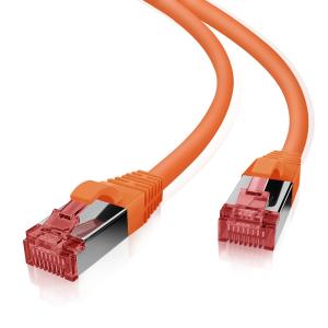 helos Patchkabel S/FTP Cat 6 orange 0,25 m 118172 (4005938181728)