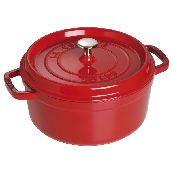 STAUB Gusseisen FR, rund, 24 cm, Kirschrot Staub/La Cocotte 40509-835-0 (3272341024060)