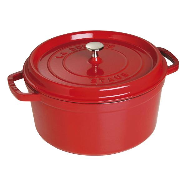 STAUB Gusseisen FR, rund, 28 cm, Kirschrot Staub/La Cocotte 40509-852-0 (3272341028068)